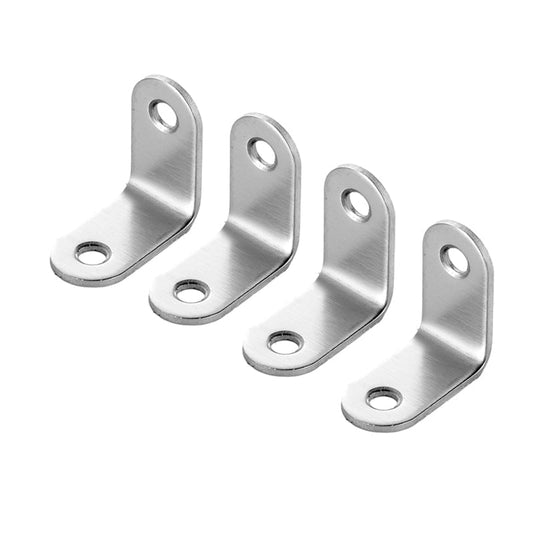 4-Pack Stainless Steel Corner Brackets