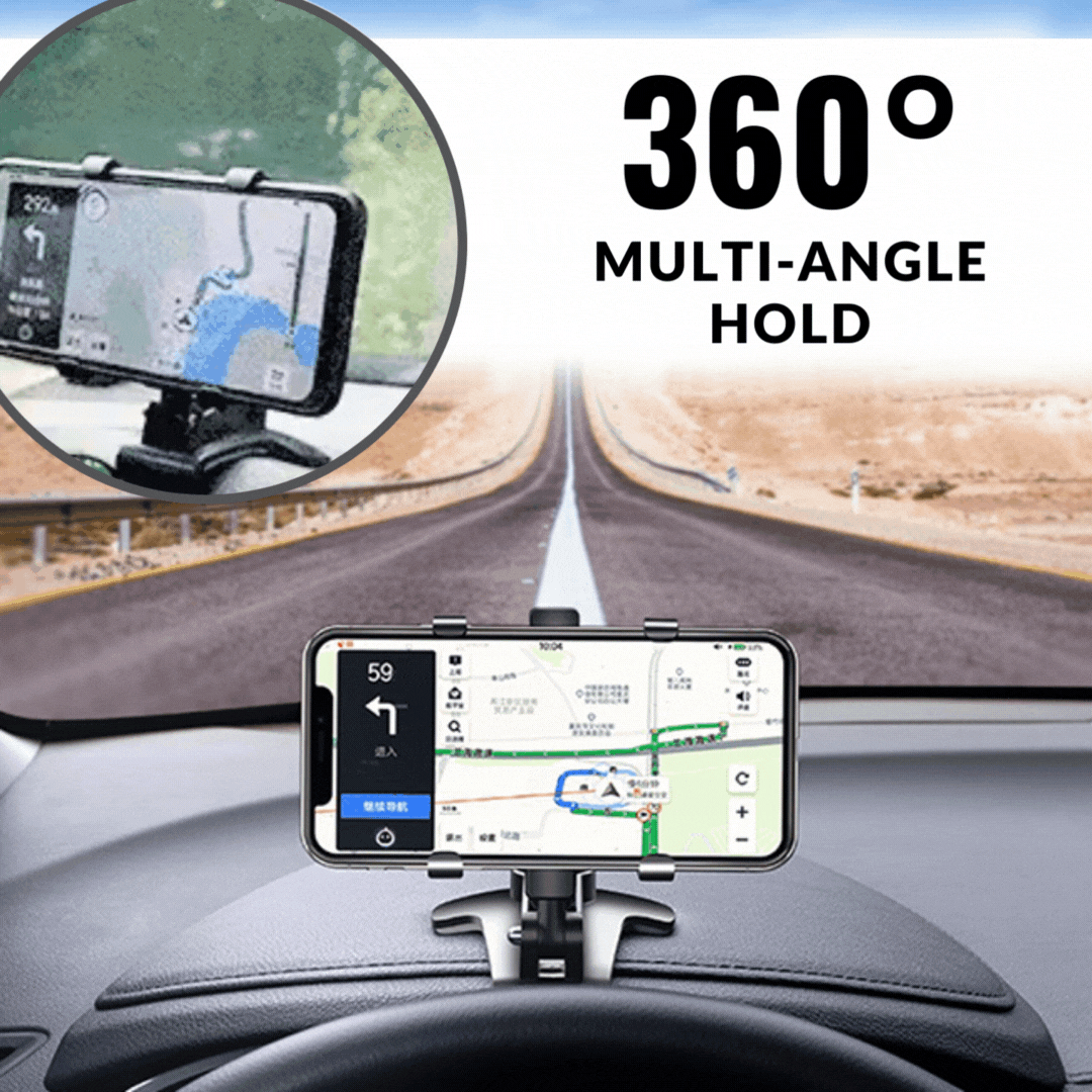 OniTech™ Multi-Angle 360° Dashboard Phone Holder