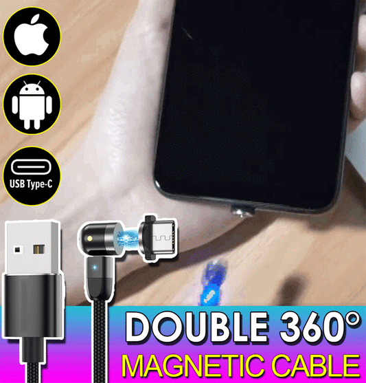 Double 360° Magnetic Cable 2M